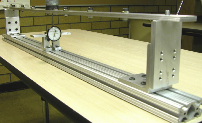 Photo: Beam Deflection Experiment