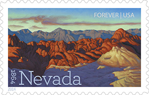 Nevada Sesquicentennial Commemorative Forever Stamp
