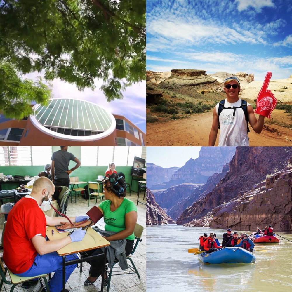 Collection of photos of summer at SUU. 
