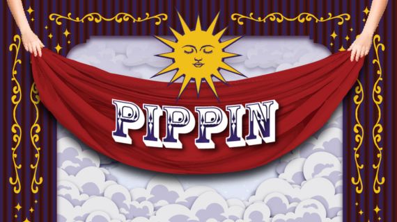 Decorative image for Pippin. Hands hold a red banner with the name 'Pippin' on it.