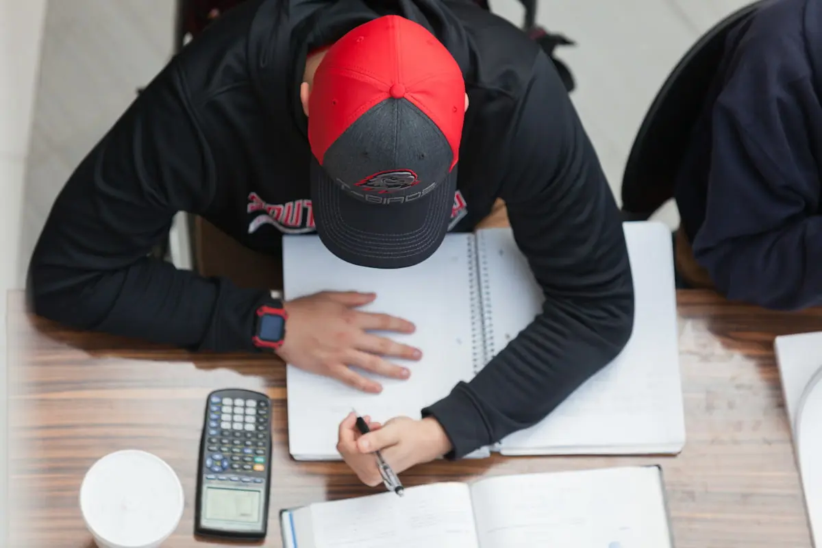 Southern Utah University student studying math for the bachelor degree program.