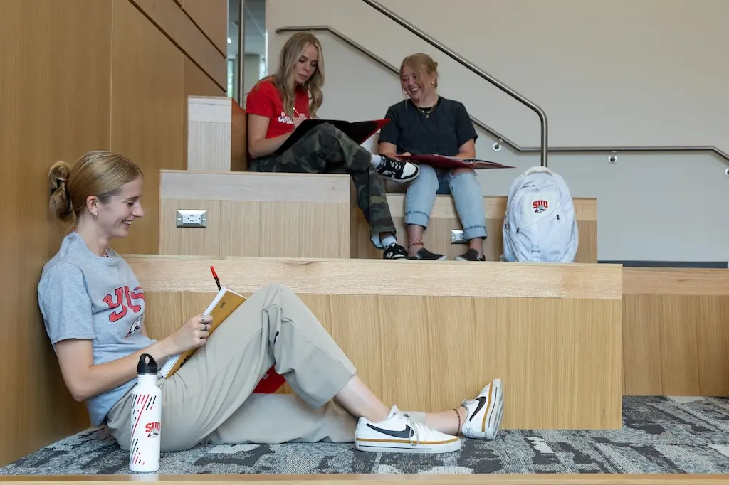 Students in Bristlecone Hall at SUU