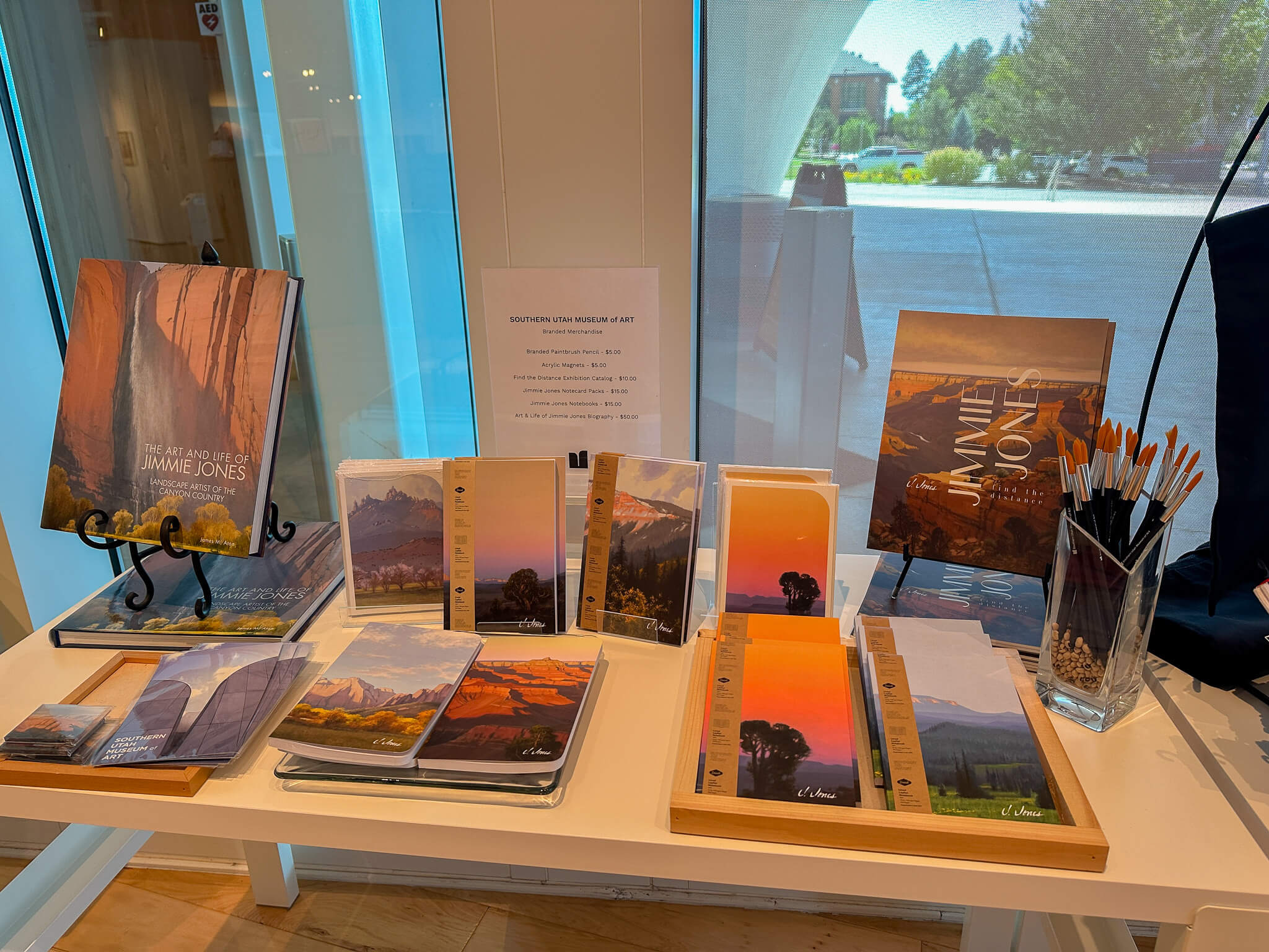 A Display of Jimmie Jones Merchandise