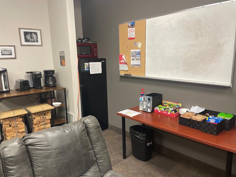 Veterans Lounge Snack Area